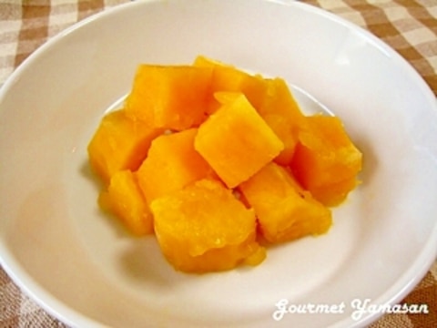 レンジで時短♪安納いもde柚子ハチミツのコロコロ煮